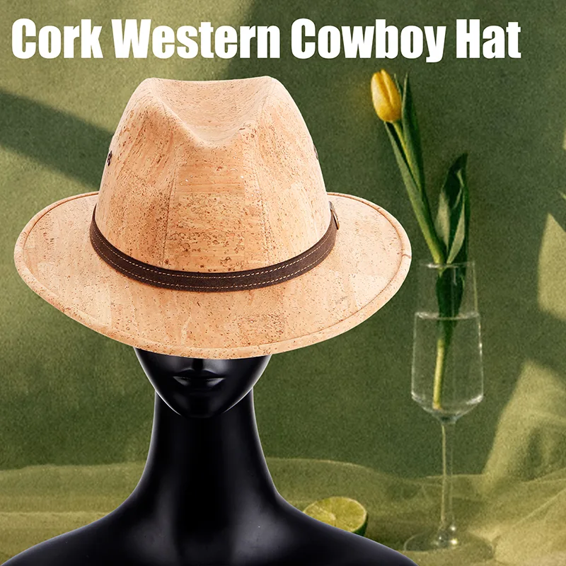 Vintage Cork Sun Hat for Outdoor Use